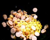 キャベツとウインナーとコーンのかき揚げ♪作り方1写真
