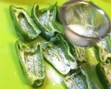 材料少！ふわふわピーマン肉納豆詰め♪♪作り方2写真