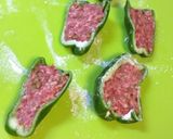 材料少！ふわふわピーマン肉納豆詰め♪♪作り方4写真