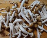 なめこと海老のきのこ たっぷりなお吸い物作り方2写真