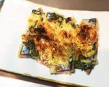 さんまのシソチーズパン粉焼き作り方8写真