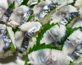 〆さごしのにぎり寿司。作り方13写真