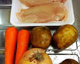サッパリ鶏胸肉で肉じゃがっ酢作り方1写真