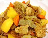 サッパリ鶏胸肉で肉じゃがっ酢作り方6写真