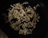 ★温泉卵入り水菜＆きのこ＆油揚げサラダ★作り方3写真
