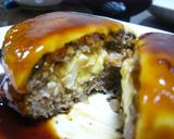卵入りハンバーグステーキ作り方4写真