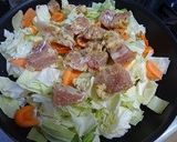 鶏肉とキャベツの粒マスタード蒸し焼き作り方2写真