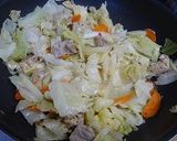 鶏肉とキャベツの粒マスタード蒸し焼き作り方3写真