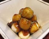 お月見だんご風 ・里芋のみたらし作り方4写真
