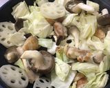 きのこと蓮根のコク旨オイスターバター焼き作り方3写真