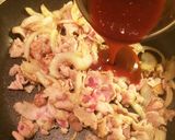 ☆豚こまのポークケチャップ☆作り方4写真