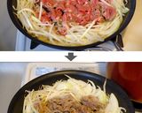 後味サッパリ☆ラム肉の大葉味噌ポン炒め！作り方3写真