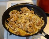 後味サッパリ☆ラム肉の大葉味噌ポン炒め！作り方4写真