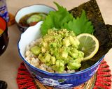 お魚要らず☆アボタクのなめろう丼！作り方4写真
