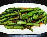 四角豆の簡単炒めステーキソース作り方6写真