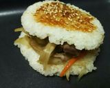 きんぴらごぼうのライスバーガー♡作り方10写真