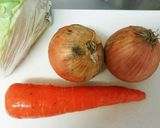 一石三鳥☆離乳食初期☆野菜スープ作り方1写真