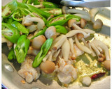 ササミとしし唐としめじのペペロンチーノ♪作り方6写真