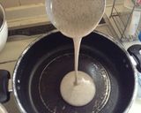 ＊米粉で黒ゴマもちもちパンケーキ＊作り方6写真