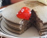 ＊米粉で黒ゴマもちもちパンケーキ＊作り方8写真