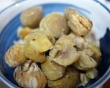 栗と焼豚の炒飯作り方3写真