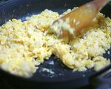 栗と焼豚の炒飯作り方5写真