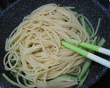 オイスター香るツナときゅうりのパスタ作り方5写真