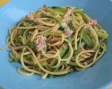 オイスター香るツナときゅうりのパスタ作り方8写真