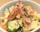 カリカリベーコン✨ヘルシーポテトサラダ作り方4写真