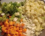 セロリまるごと！ミネストローネ♪作り方1写真