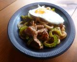 こってり♡ゴーヤと豚肉の焼きうどん♪作り方6写真