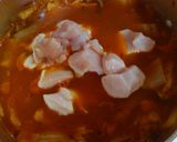 たっぷり白菜と♪鶏むね肉のトマト煮込み作り方8写真
