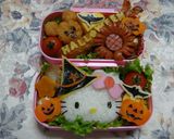 ハロウィン弁当★キャラ弁 運動会キティ作り方3写真