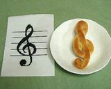 ト音記号パン作り方1写真