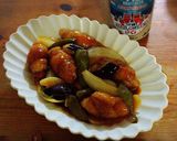 茄子入り簡単豚バラ酢豚作り方4写真