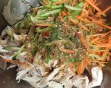 バクバク食べれちゃう。鶏ササミの胡麻和え作り方4写真