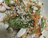 バクバク食べれちゃう。鶏ササミの胡麻和え作り方5写真