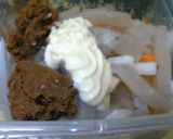 レンジで3分★大根で味噌マヨ味おかず♪作り方3写真