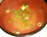 超簡単♪梅と鰹節のすまし汁作り方3写真