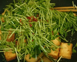 豆苗と厚揚げの煮びたし作り方4写真