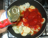 タコとトマト缶の簡単トマトソース煮作り方4写真