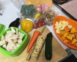 お野菜ぎゅ〜ぎゅ〜焼き バケットで食べて作り方2写真