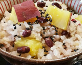 簡単♪もちもち◎さつまいもの炊き込みご飯作り方6写真