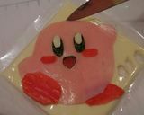 ☆キャラ弁 星のカービィ カービィ作り方4写真
