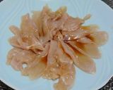 鶏の胸肉のしゃぶしゃぶ作り方3写真