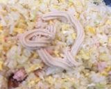 青海苔とカニの炒飯作り方5写真
