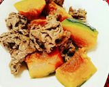 ＊旨っ☆かぼちゃと牛肉の煮物＊作り方5写真