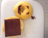 生チョコとかぼちゃの甘いベーグルサンド作り方14写真