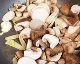 キノコのクリームパスタ作り方2写真