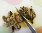 こっくり甘い☆黒糖いなりの皮作り方5写真